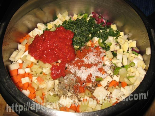 Articole culinare : Supa de varza si o salata