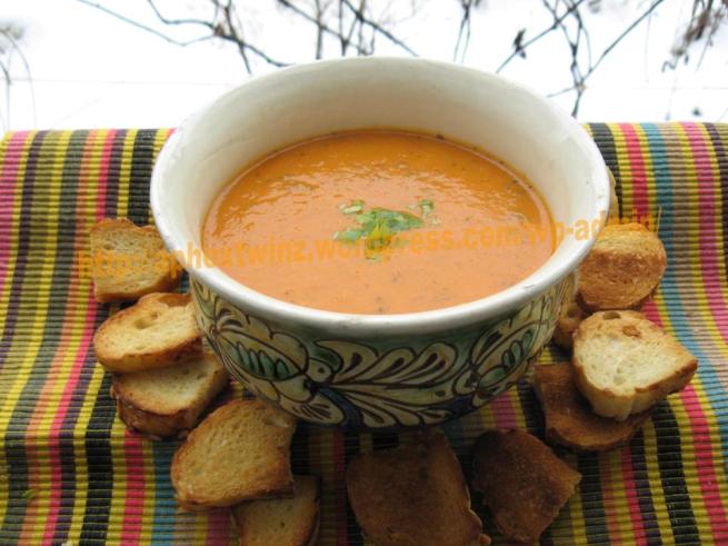 Articole culinare : Supa-crema de rosii coapte